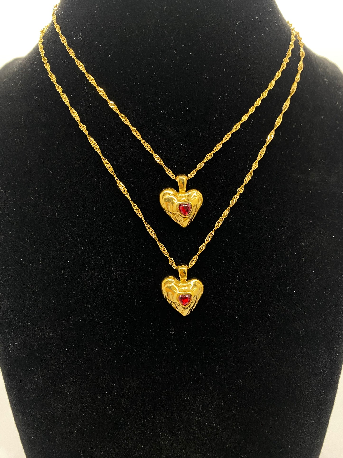 Red Heart Necklace