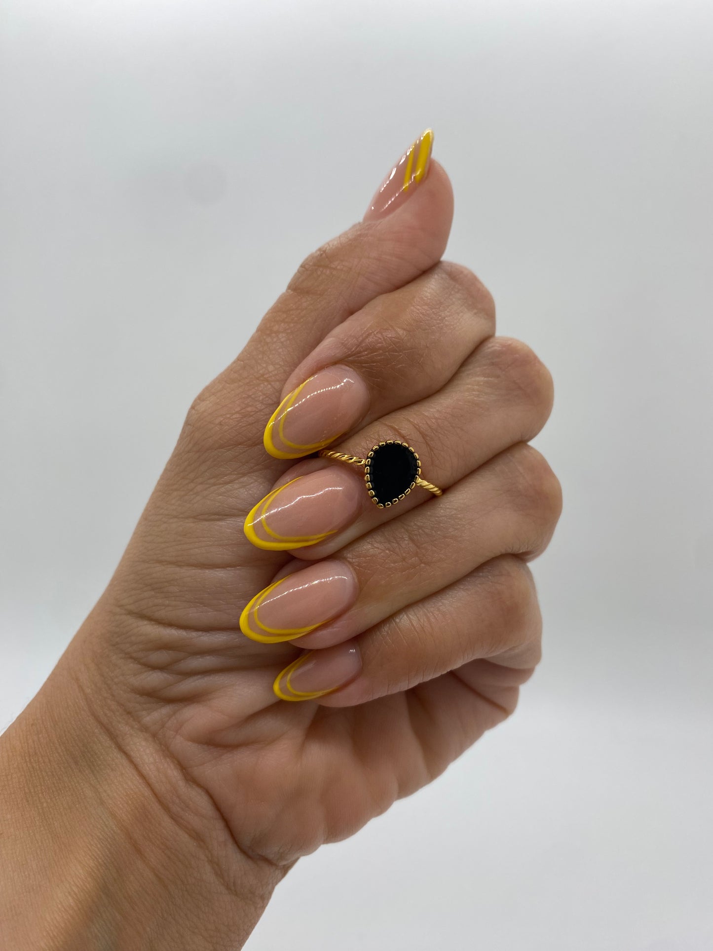 Black Drop Ring