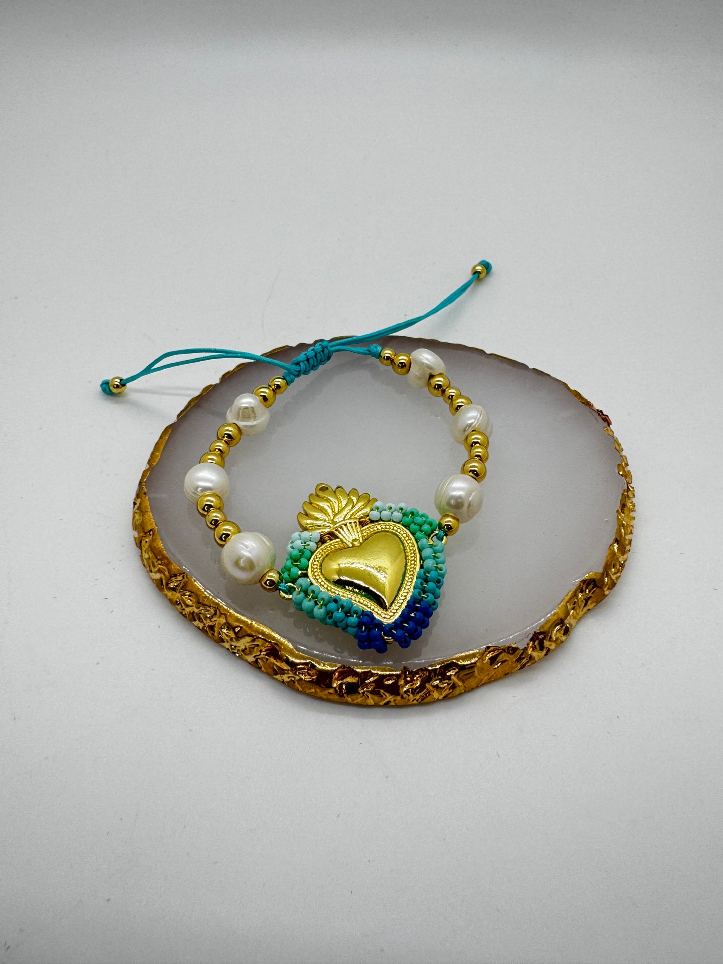 Fire Heart Bracelet