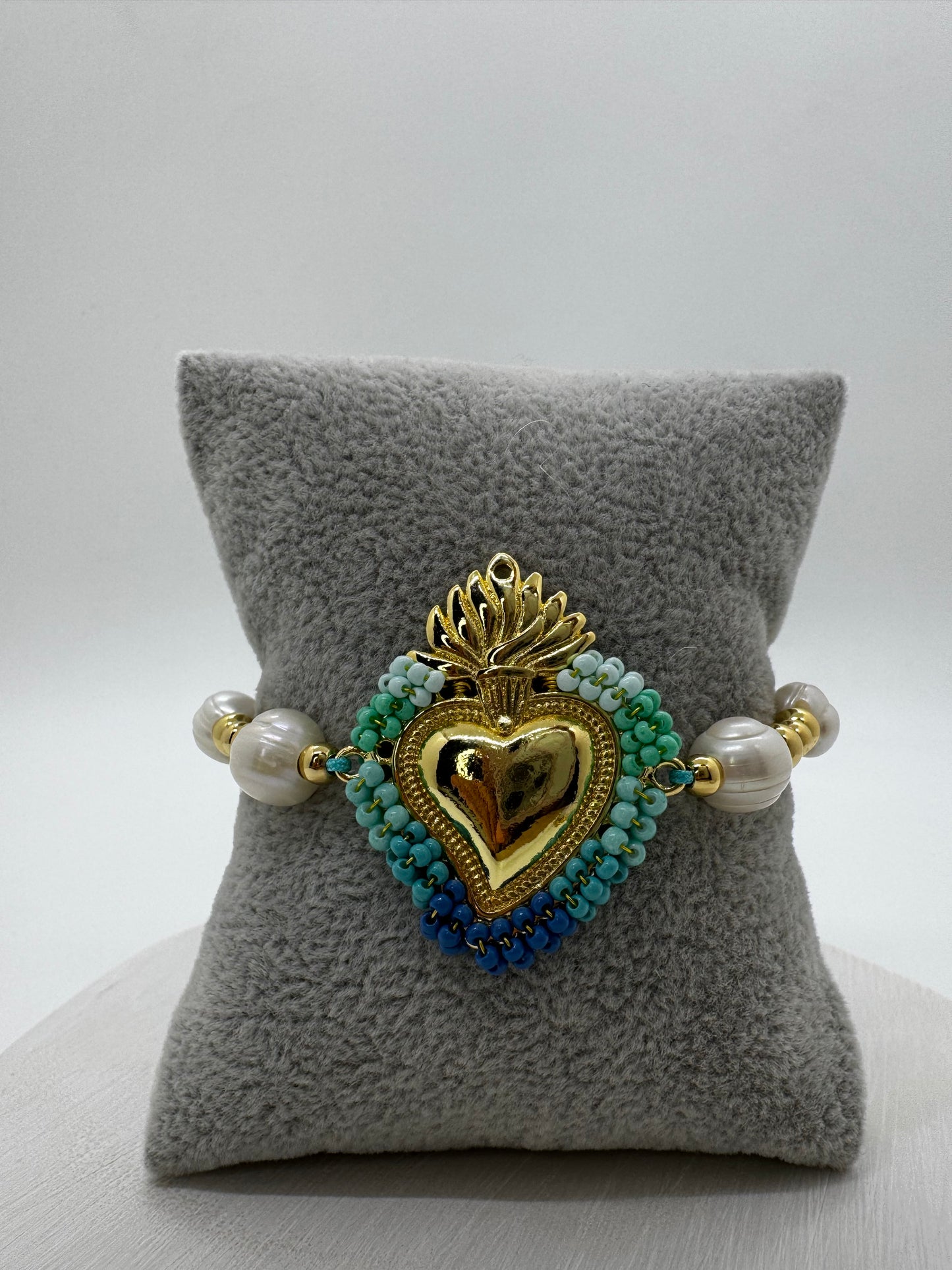 Fire Heart Bracelet