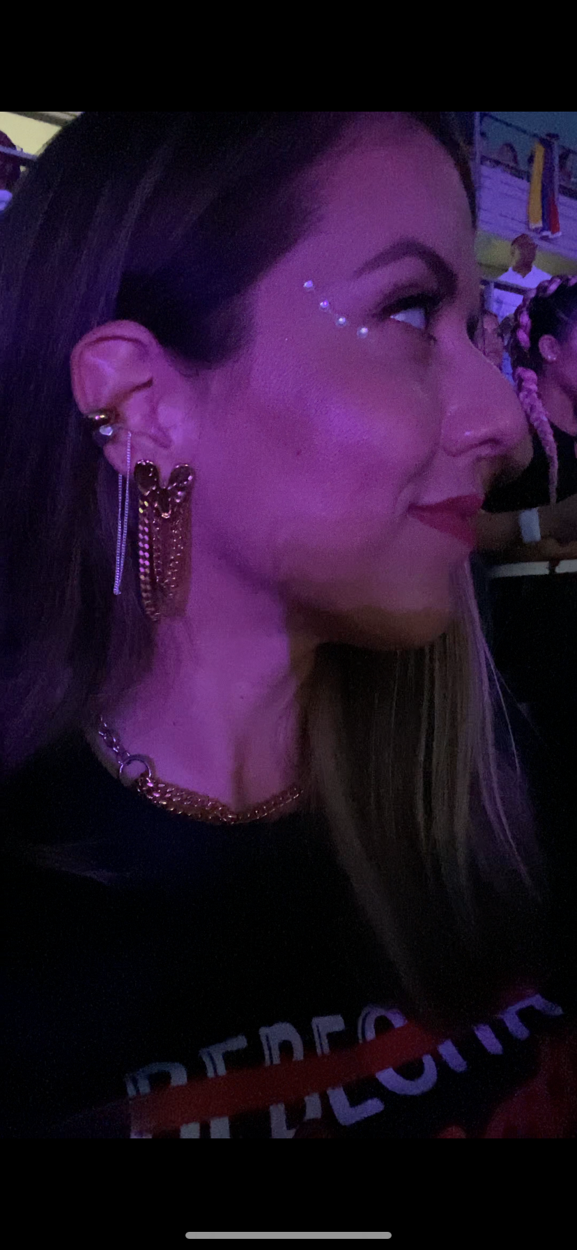 Big heart earrings