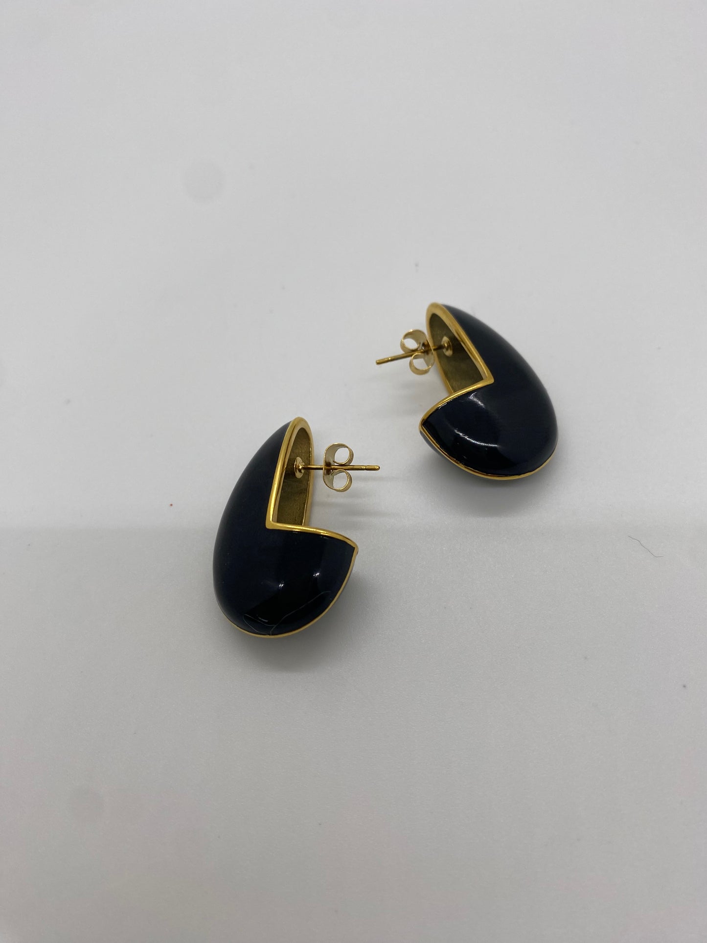 Black Drop Earrings