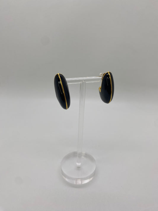 Black Drop Earrings