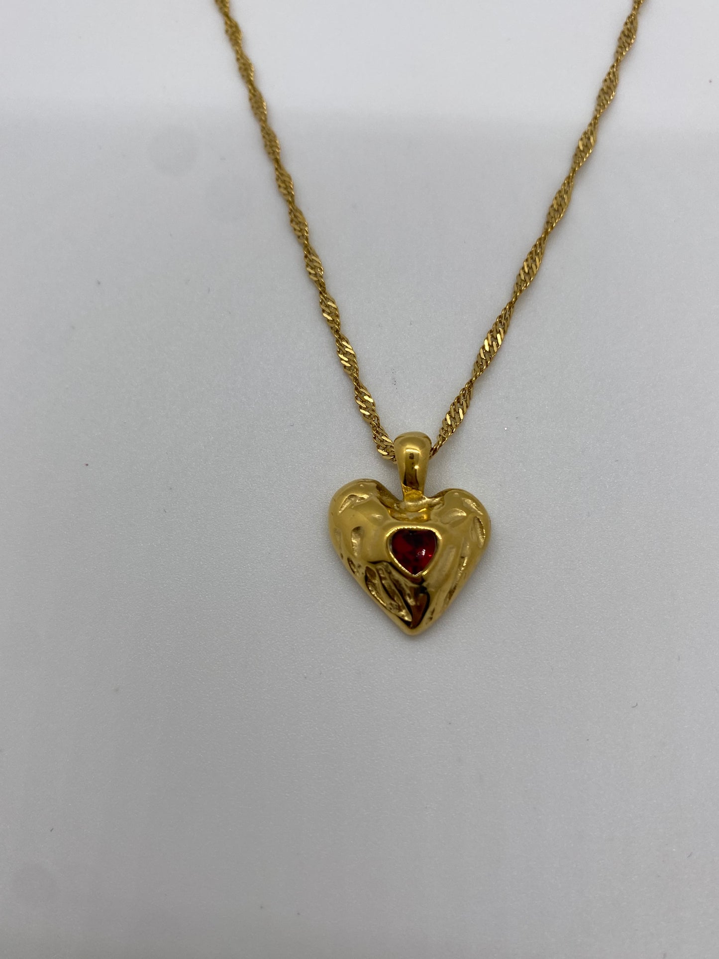 Red Heart Necklace