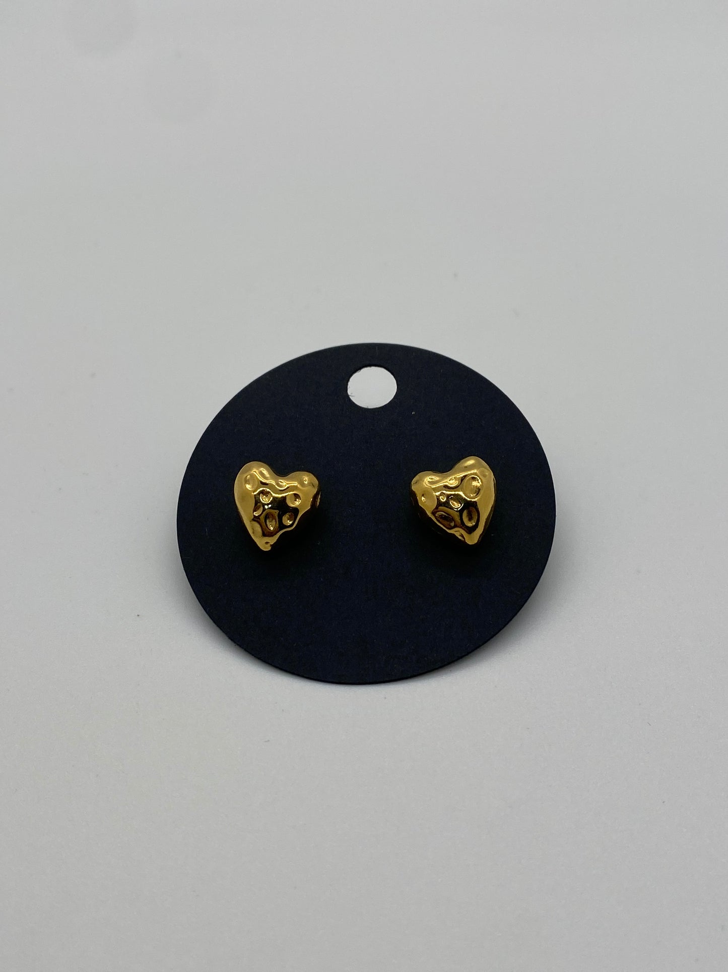 Golden Heart Earrings