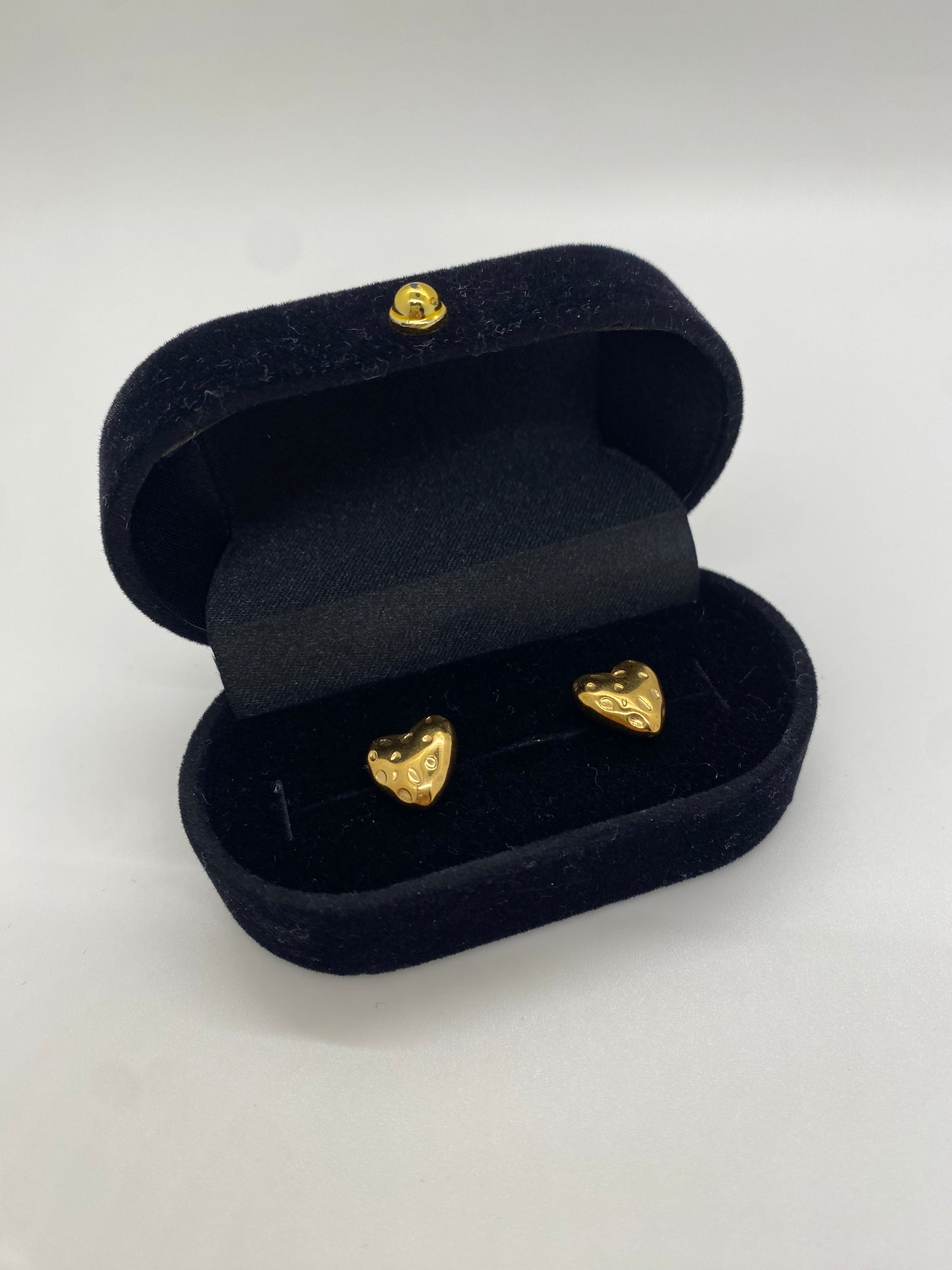 Golden Heart Earrings