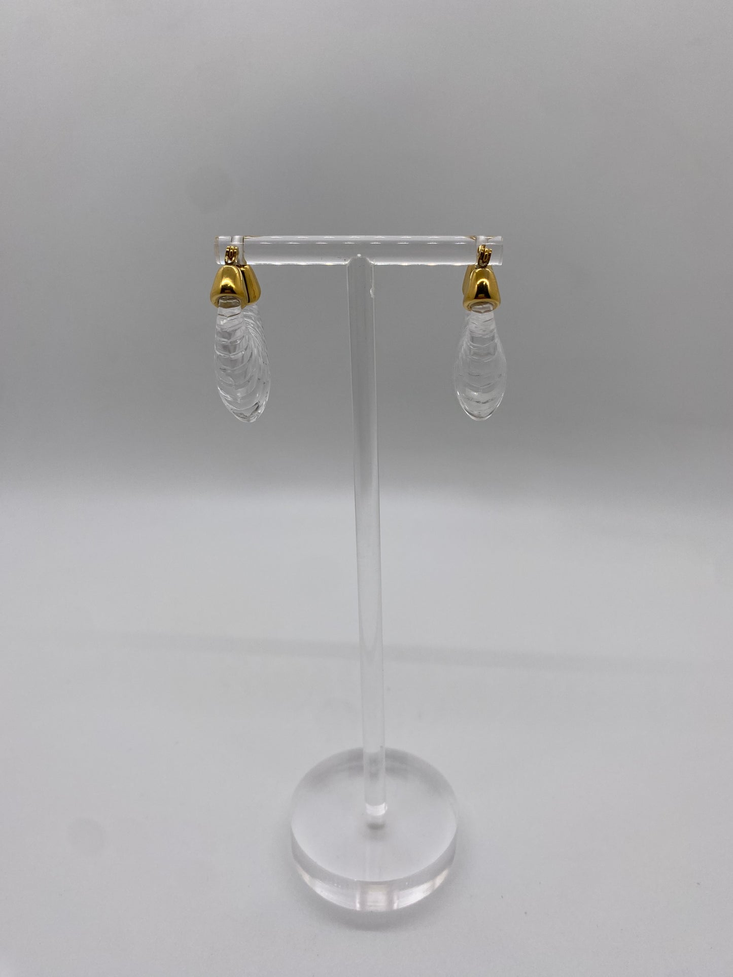 Crystal Shell Earrings