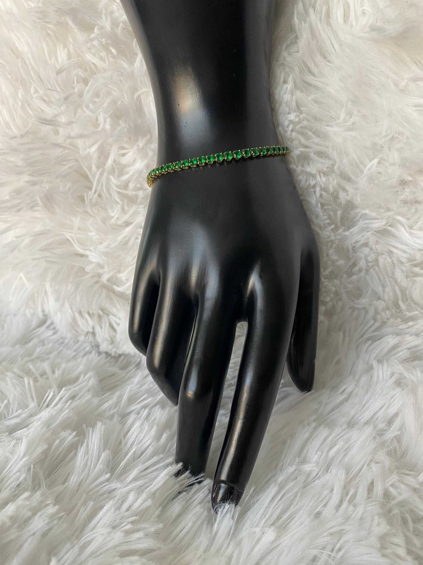 Green Dainty Bracelet