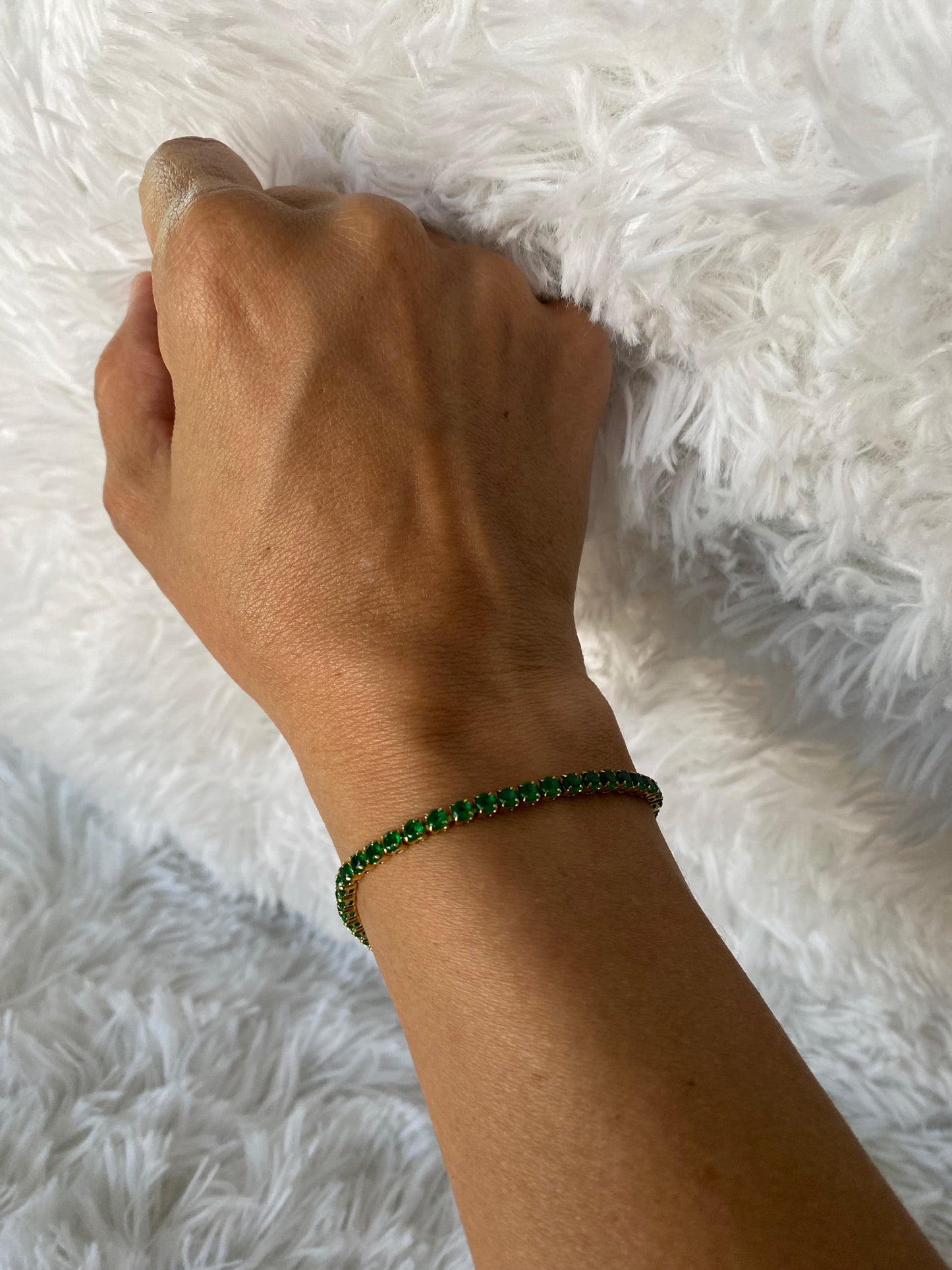 Green Dainty Bracelet